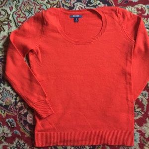 Women’s size M orange Old Navy sweater